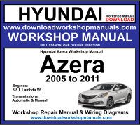 Hyundai Azera Workshop Service Repair Manual